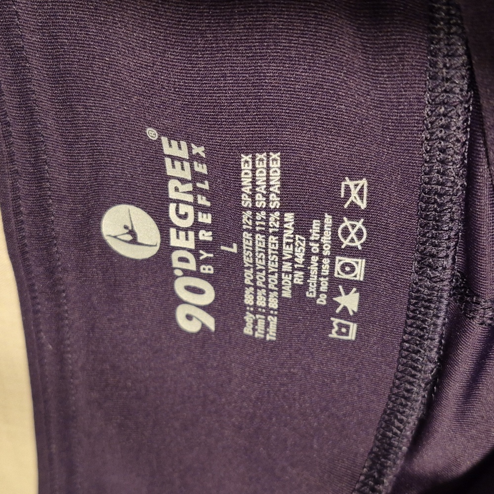 90 Degree Yoga Pants in dark Purple, size L - Picture 6 of 6